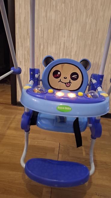Yelləncəklər: Uşaq yelləncəyi – Brave Baby - Rəng: mavi - Növ: çərçivəli ev/yoltuar — 2