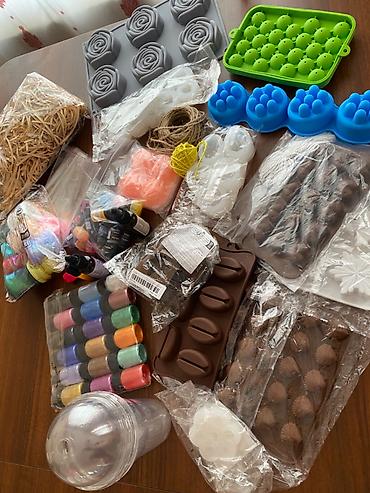 soya mumu satışı: Hazır biznes üçün şam və sabun ləvazimatları. İçərisində 30-a yaxın — 3