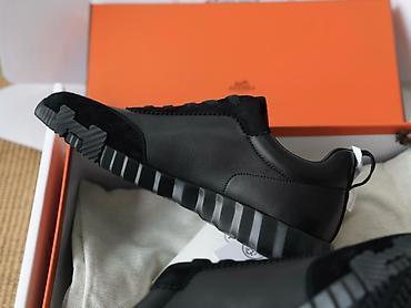 hermes tapicka: Hermes Bouncing Sneakers All Black Limited! Təmiz Dəridir! Kənarları — 5