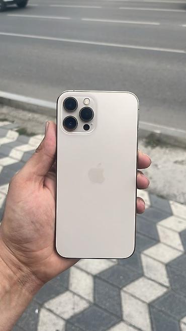 13 pro plus: IPhone 12 Pro Max, Qızılı, Face ID — 1