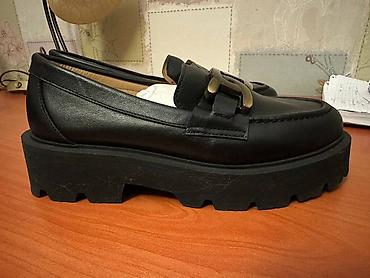 Qadın ayaqqabıları: Qadın üçün loafer ayaqqabısı - Rəng: qara - Material: yumşaq dəri — 2