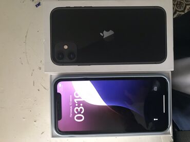 продается швейный цех: IPhone 11, Колдонулган, 128 ГБ, Jet Black, Заряддоочу түзүлүш, Коргоочу айнек, Каптама, 72 %