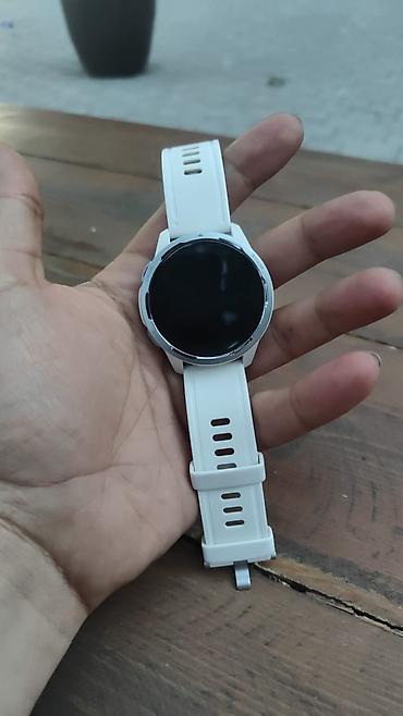 sato smart watch: İşlənmiş, Smart saat, Xiaomi, Sensor ekran, rəng - Ağ — 1