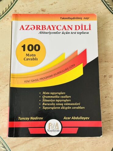 Azərbaycan dili: Təkmilləşdirilmiş nəşr olan bu Azərbaycan dili test toplusu