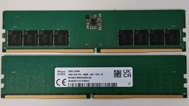 системы охлаждения для оперативной памяти: Оперативдик эс-тутум, Hynix, 32 ГБ, DDR5, 4800 МГц, ПК үчүн