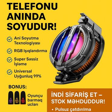 ucuz.telefon: 💥 SUPER TƏKLİF – CX07 Magnetic Cooler Fan 💥 📱 Telefonlar və oyun