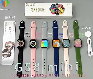 Наручные часы: Kateqoriya: Smart saatlar Brend: No Brand Model: GS8 Mini blue Qiymət — 1