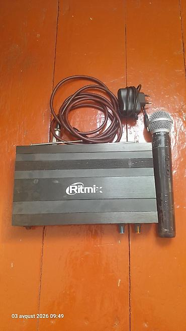 kredit sintezator satiram: Ritmix simsiz mikrofon sistemi - Marka: Ritmix - Paketə daxildir — 1