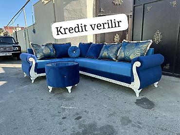 Divan və kreslo dəstləri: Yeni, Künc divan, Pufik, Bazalı, Açılan — 1
