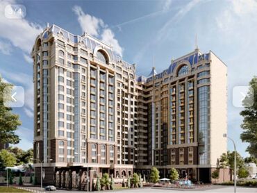 цены на недвижимость в бишкеке 2023: 1 комната, 57 м², Элитка, 14 этаж, Евроремонт