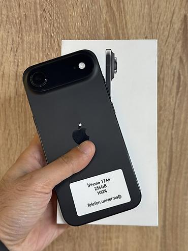 кнопкалы телефонлар: IPhone Air, 256 GB, Qara, Zəmanət — 1