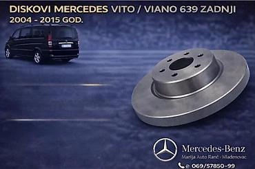 Kočioni diskovi: DISKOVI MERCEDES VITO 639 PREDNJI I ZADNJI 5GOD | Diskovi mercedes — 2