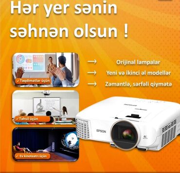 Digər texnika: PROJECTOR.AZ – Peşəkar Proyektor Satışı və 24/7 Servis - Hər — 13