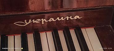 pianolar: Upright pianino – “Ukraina” markası - Korpus: təbii ağac şponu — 5
