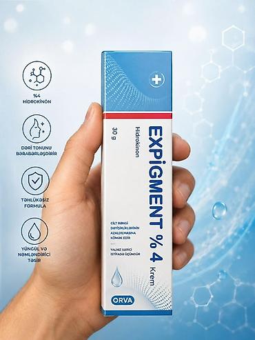 крем: EXPIGMENT %4 Krem – hidrokinon tərkibli dəriyəqayğı kremi — 1