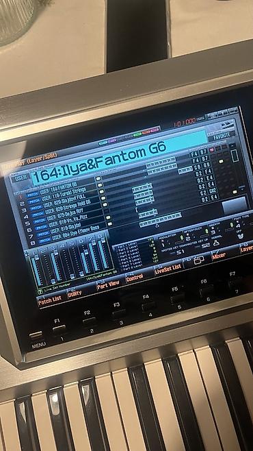 Klaviri i klavijature: Roland Fantom G6 512mb poznati set sredjeno sve klavijatura kojoj ne — 4