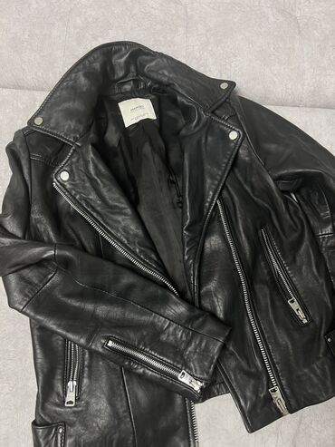 черная кожанная куртка: Кожаная куртка, S (EU 36)