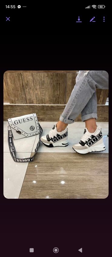 Women's Sneakers and athletic shoes: Bona, 40, bоја - Crna — 5