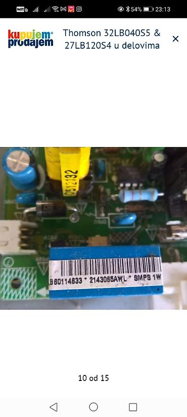 Aksesoari za TV i video: Thomson 32LB040S5 i 27LB120S4 – prodaja u delovima Dostupne — 11