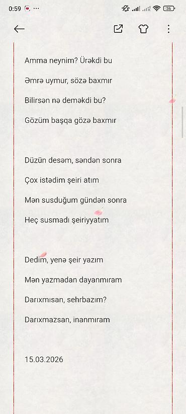 krant sekilleri: Sifarişlə hər mövzuda original şeirlər yazılır. Adlara şeir yazılır — 3