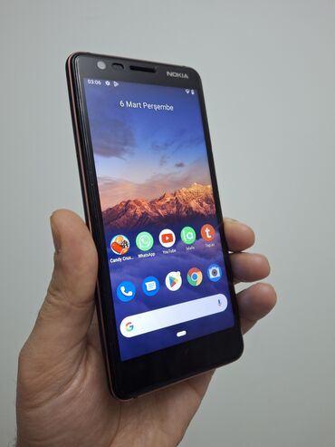 Nokia: Nokia 3.1, 16 GB, rəng - Göy