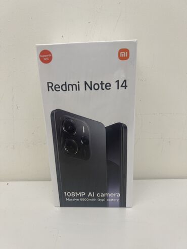 redmi a13: Redmi Note 14, 256 GB, rəng - Qara