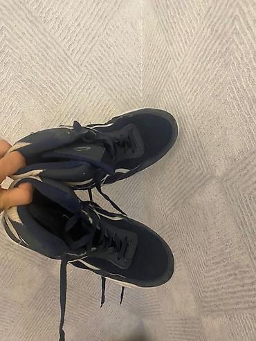 Детская обувь: ASICS idman ayaqqabısı - Brend: ASICS - Rəng: tünd göy – ağ detallar - — 2