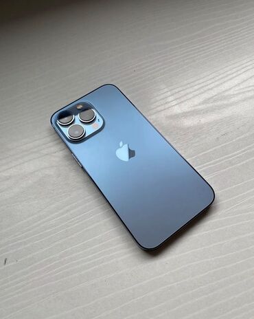 купить айфон 13: IPhone 13 Pro, Колдонулган, 128 ГБ, Sierra Blue, Коргоочу айнек, Каптама, 85 %