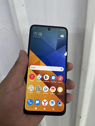 Poco M6, Б/у, 256 ГБ, цвет - Черный, 1 SIM, 2 SIM