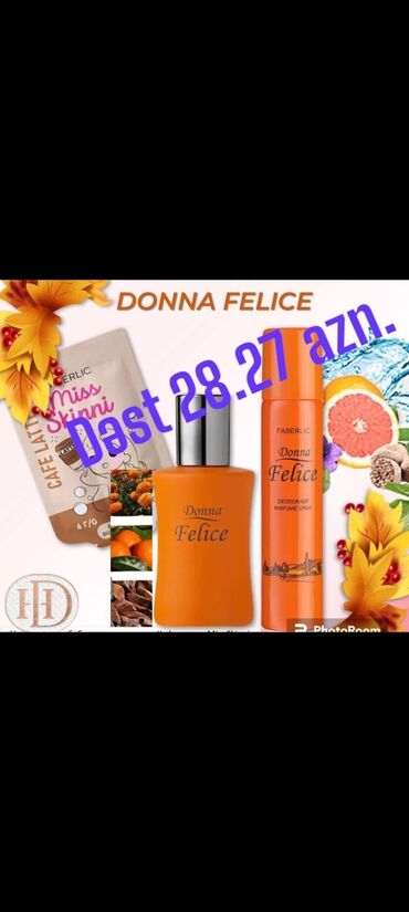 qadınlar üçün merinosdan papaqlar: Donna Felice Ətir 50 ml Dezedorant Parfümləşmiş 75 ml Üz Üçün 2