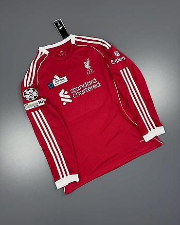 корейские вещи: Футбольная майка Liverpool FC с длинным рукавом - Официальная — 2