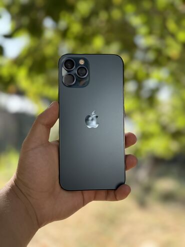 телефон бу купить: IPhone 12 Pro, 256 ГБ, Pacific Blue, Коробка, 80 %