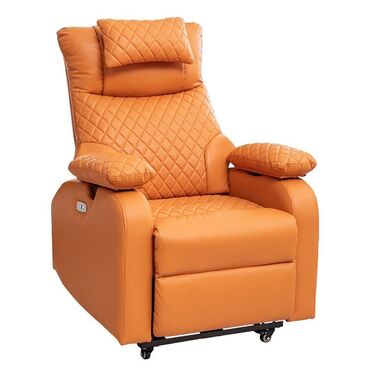 бу кресло кровать: Реклайнер, цвет - Оранжевый