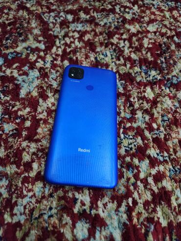 Мобильные телефоны и аксессуары: Xiaomi, Redmi 9C, Б/у, 32 ГБ, цвет - Синий, 2 SIM