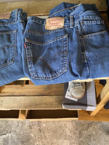 мужские джинсы на манжетах: Джинсы M (EU 38), L (EU 40), XL (EU 42)