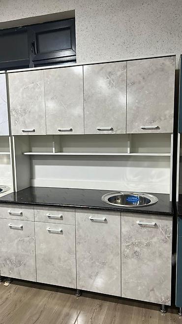 Кухонные гарнитуры: Кухонный гарнитур, Новый, цвет - Белый, Бесплатная доставка — 4