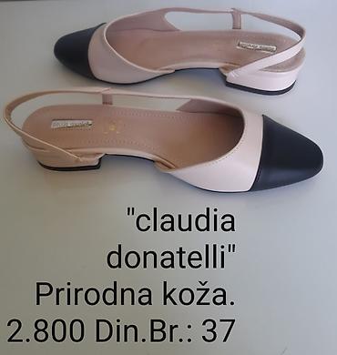 Baletanke: Claudia Donatelli ženske kožne baletanke/slingback - Materijal — 2