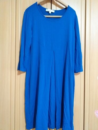 haljine trikotaža: L (EU 40), XL (EU 42), color - Light blue, Other style, Short sleeves