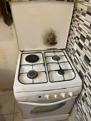 Plitələr və bişirmə panelləri: Plitə Qazlı