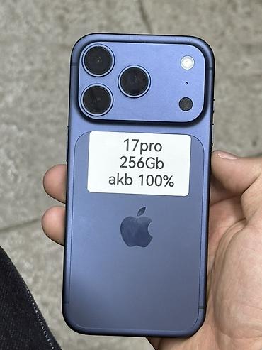 ihone 13 pro: IPhone 17 Pro, Б/у, 256 ГБ, Синий, 100 % — 1