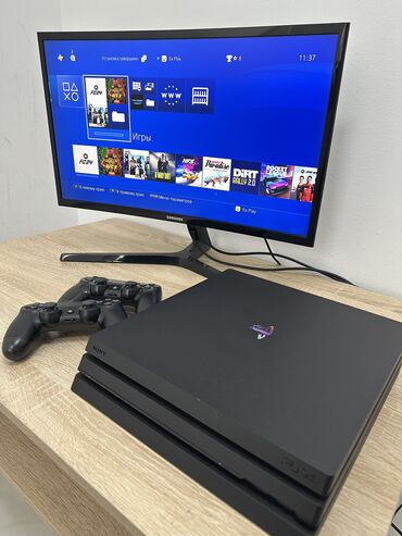 PS5 (Sony PlayStation 5): Продаю Sony PlayStation 4 про, 1000 гб, 3 ревизия. Приставка в