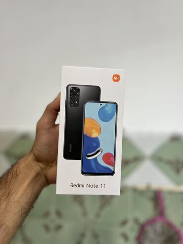 Xiaomi: Xiaomi Redmi Note 11, 128 GB, rəng - Qara, 
 Barmaq izi, Face ID