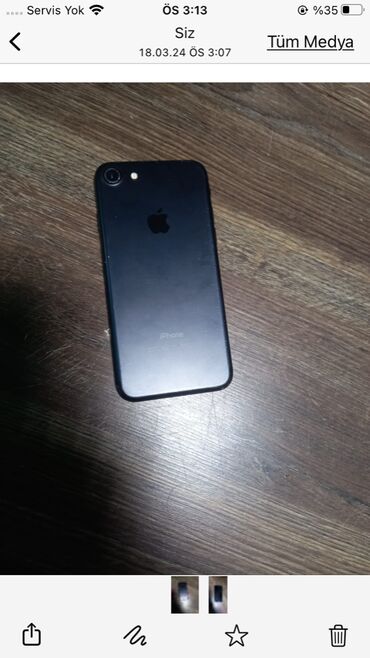 nomre: IPhone 7, 32 GB, Qara