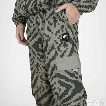 aksa: NIKE Air Woven Cargo All-over Print Pant vel. S, M NOVO HQ9468 320 — 2