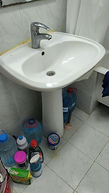 turan seramik: Akril materialdan ayaqlı vanna otağı üzü yuma lavabosu və tək qollu — 1