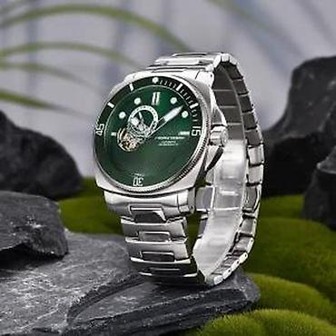 Ručni satovi: PAGANI DESIGN PD-1736 -Zelena- Seiko Automatik mehanizam Potpuno nov — 6