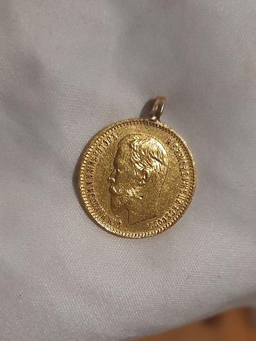 rus qizili probu: 1904-cü ilə aid qədimi Nikolay qızıl beşliyi Nikolay beşlik qızıl — 1