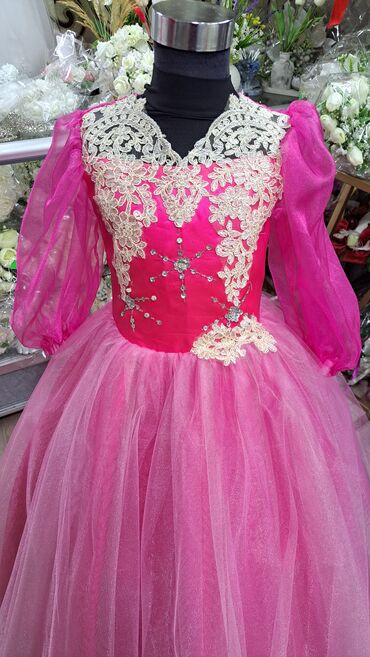 Платья: Детское платье, цвет - Красный, Новый — 9