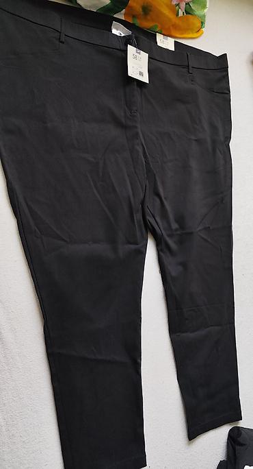 Pantalone: Ženske pantalone – plus size - Model: klasične crne pantalone ravnog — 8