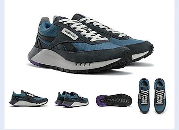 reebok zig: Мужские кроссовки, 42.5, Reebok, Новый, цвет - Синий — 1